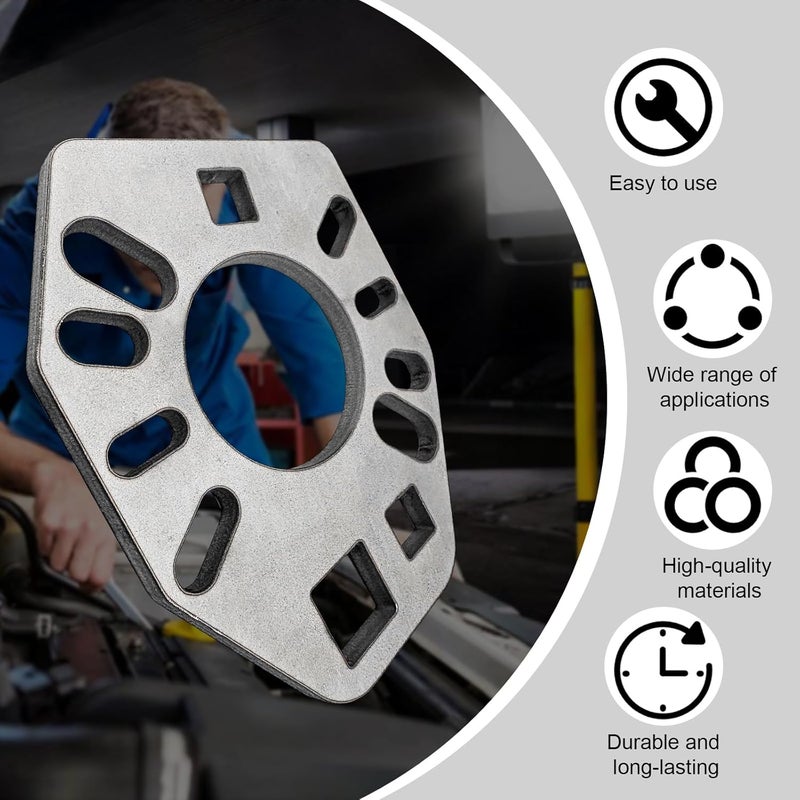 FSTURIOS Stainless Steel Pinion Yoke Wrench Tool, Pinion Holder Yoke Wrench with Extra 1/2" Hole Fits Most Sockets, Extra Strength Puller Suitable for Loosening Pinion Flange & Nuts - Image 4